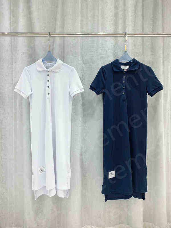

Fashion Dresses Brand LOGO Solid Color Casual Dress Slim Fit Loose Breathable A-Type Skirt Temperament Luxurious Sexy Designer Womens Clothing