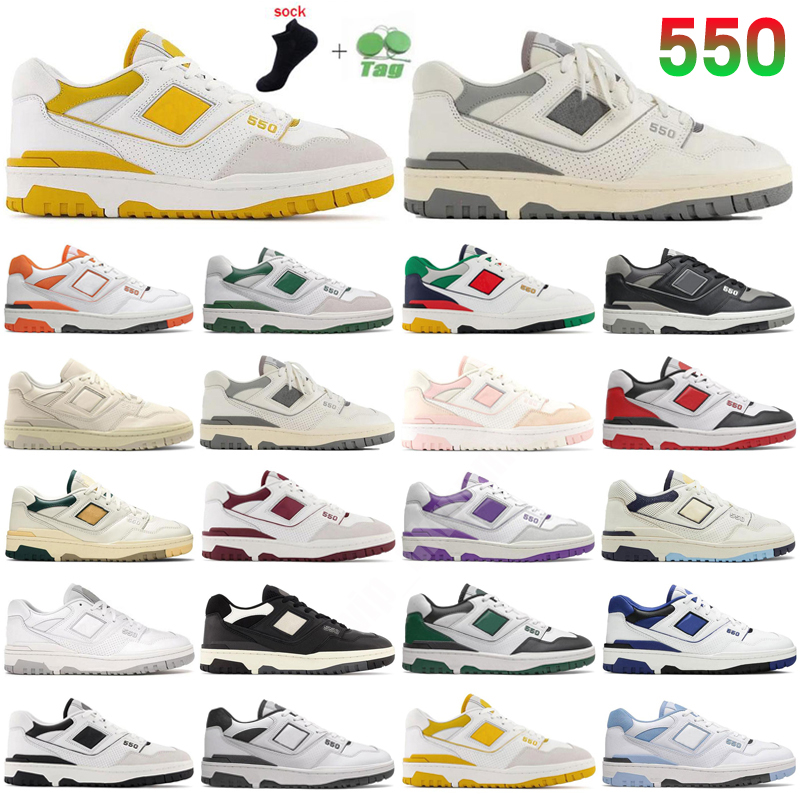 

2022 N 550 Running Shoes design men and women couples sports Sneakers casual warm non-slip wear white black walking cycling ball walking number 36-45, Color 6