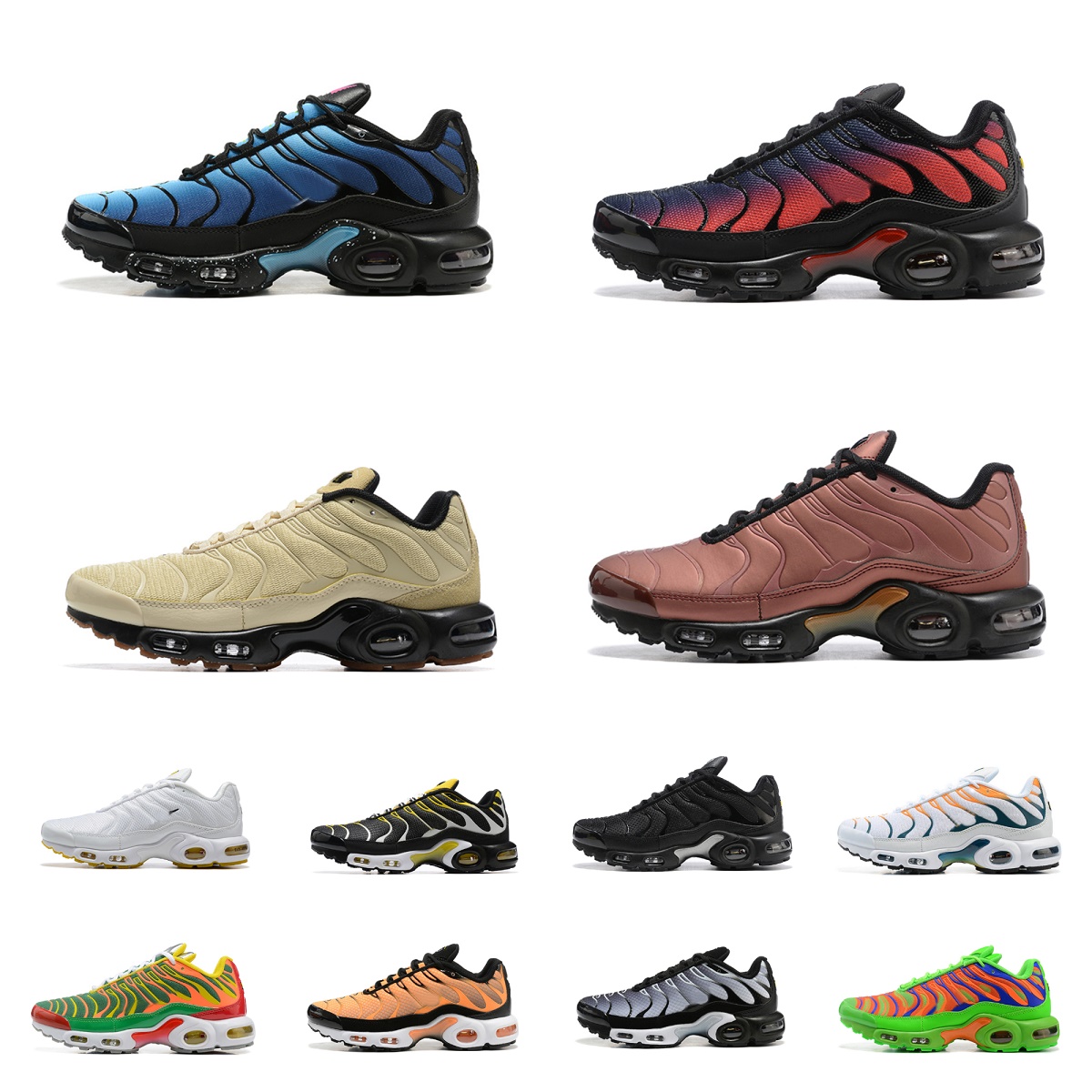 

Shoes Running Tn Plus Casual Maxtn Triple Black Tan White Sail Gradient Pink Teal Volt Persian Violet Royal Blue Grape Chaussures Requin Outdoor Sneakers, Tn05