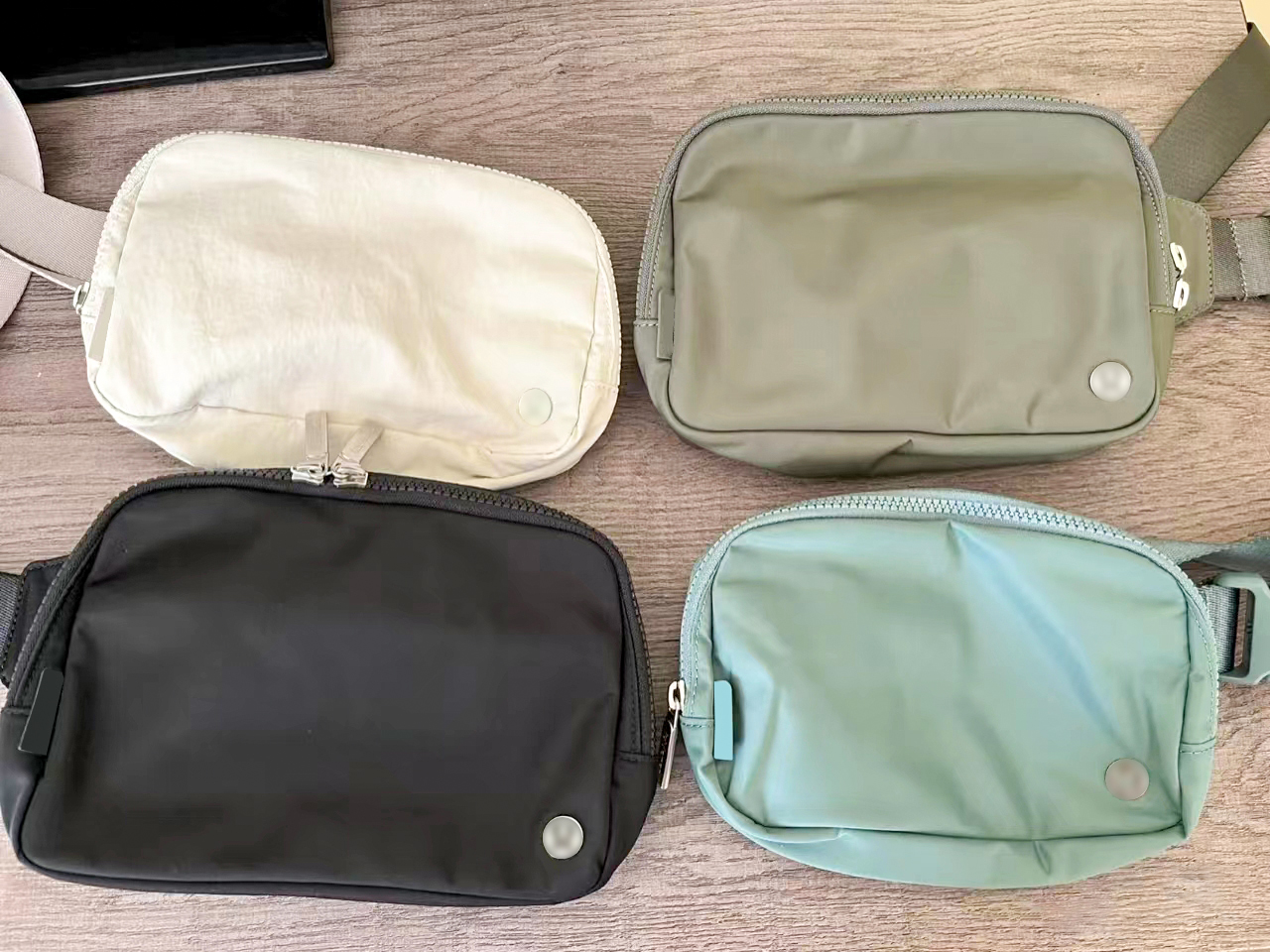 

Nylon Teedy Waistpacks lulu everywhere belt Waist Bag Luxurys Totes bumbag chest wallet fanny pack Cross Body Shoulder Designers Clutch sling gym women men yoga bags