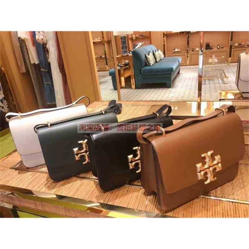 

torysburchs eleanor bag Handbag Boniu Canada agency of counter cowhide gold brick large messenger women's, Black