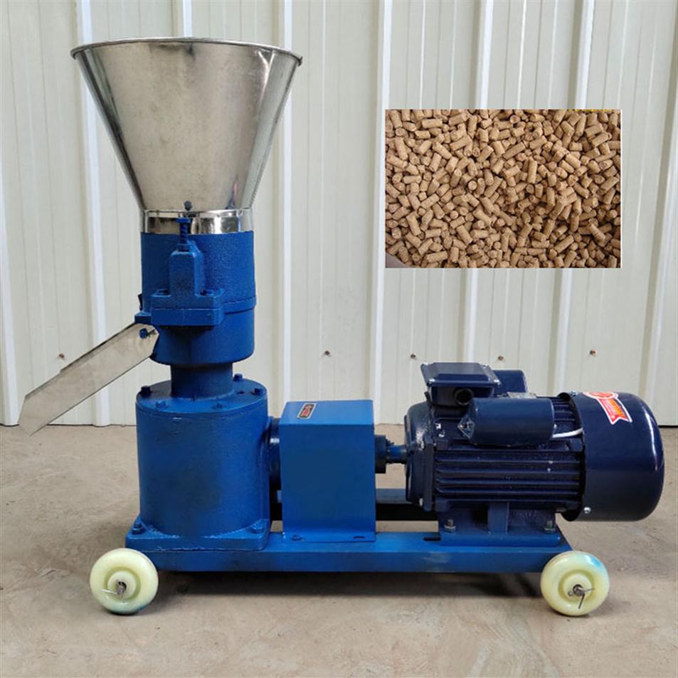 

KL-150 Agricultural 120 kg h Feed Pellet Mill Poultry Chicken Feed Pellet Machine Biomass Pelletizer 220v 380v225p