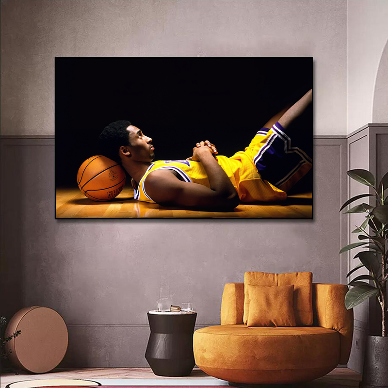 

Black Mamba Mentality Posters Wall Art Basketball Legend Player Canvas Prints Paintings Picture for Home Wall Decoration