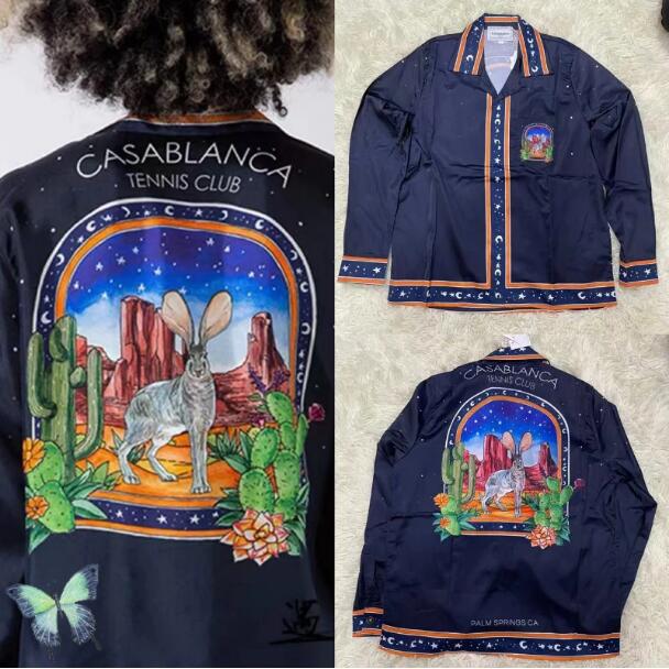 

Shirt Print Casual Loose Hawaiian Men Women Long Sleeve Shirts