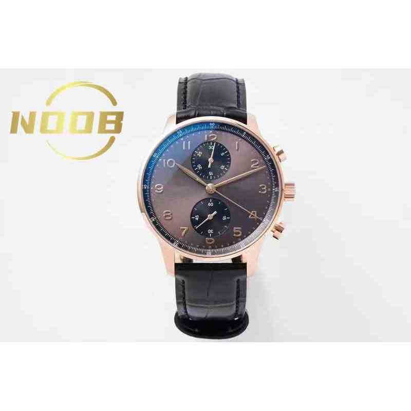 

3rj4 Luxury Diving Mechanical Watch Eta7750 Movement Multi-function Gold Chronograph Iw371480 Rose Oy8q