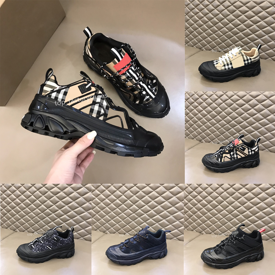 

Designer Sneakers Men Casual Shoes Striped Sneaker Vintage Suede Shoe Print Check Trainer Platform Trainers