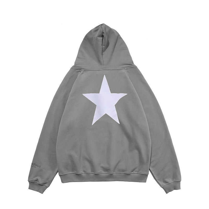 

Designer Luxury Essential Classic brand high street couple loose five pointed star Hooded Sweater Lovers' comfortable trendy Versatile