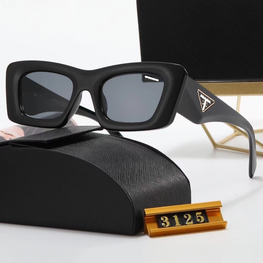 

Top luxury Sunglasses polaroid lens designer womens Mens Goggle senior Eyewear For Women eyeglasses frame Vintage Metal Sun Glasses With Box FF3125