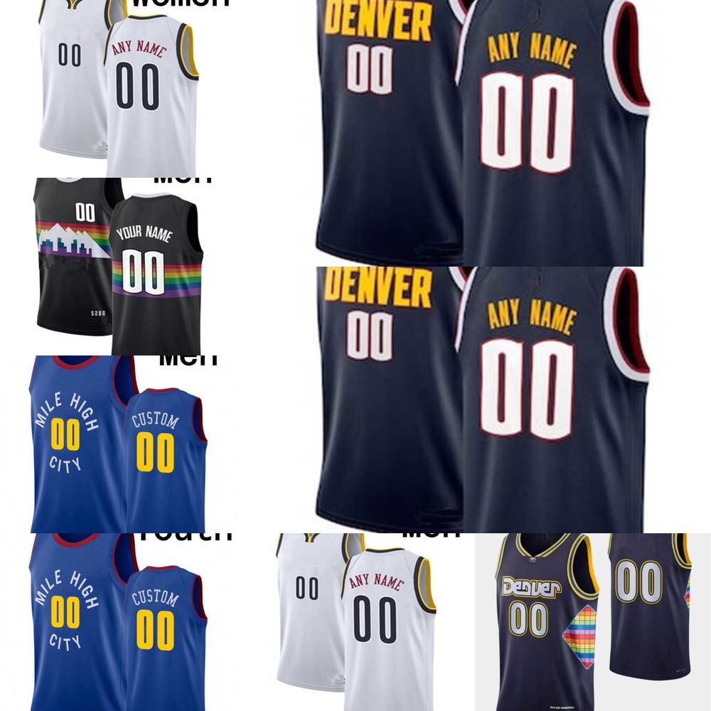 

Jersey Basketball''nba''Basketball Jersey Denver''Nuggets''Nikola 15 Jokic''Jamal 27 Murray 50 Aaron Gordon 1 Michael Porter Jr 5 Will, Colour