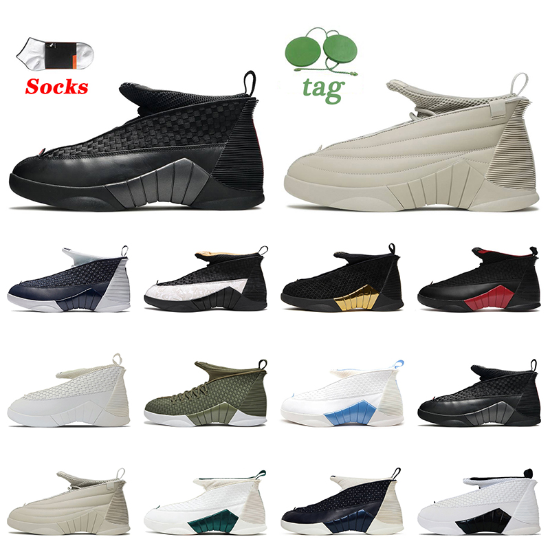 

2023 Top Fashion Jumpman 15 Basketball Shoes 15s Stealth Billie Eilish Doernbecher Obsidian OG Columbia PSNY Black Countdown Pack Mens Trainers Sports Sneakers, Psny black 40-46
