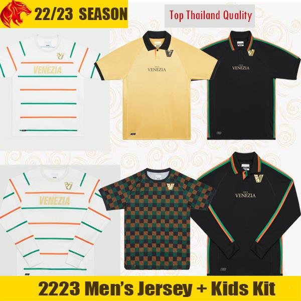 

22 23 Venezia Soccer Jerseys HENRY Long Sleeve home Black Away White 3rd Gold ARAMU VACCA JR TESSMANN Venice Maglia BUSIO JOHNSEN CUISANCE Football Shirts FIF, 2223 away