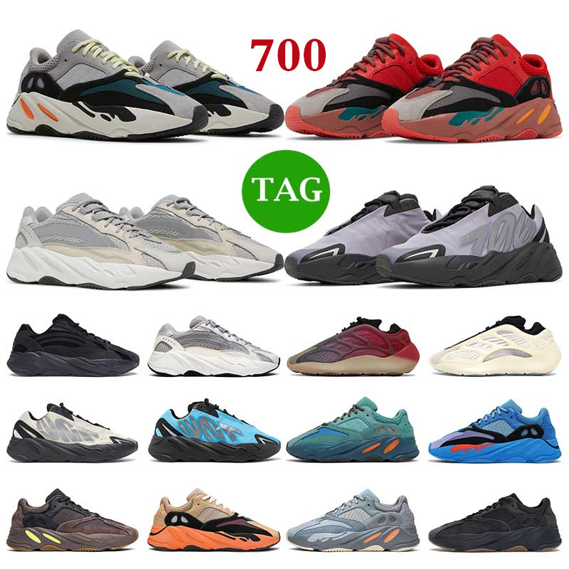 

700 V3 V2 MNVN men running shoes Wave Runner Solid Grey Azael Alvah Utility Black Cream Inertia Vanta Geode Bone Static 700s women sports trainers, 19