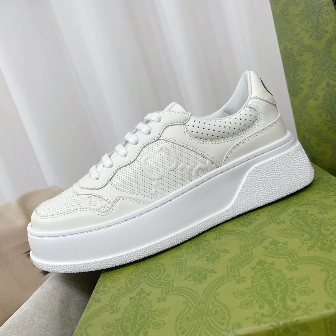 

top quality Casual Shoes Designer Canvas Low Top Platform Sneakers Letter Embossed Men Women Outdoor Leather Shoe, Color1