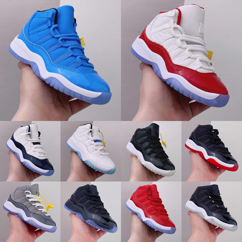 

Kids Baskeball Shoes Jumpman 11 Cherry 11s 25th Anniversary For Toddlers Boys Girls Children Outdoor Sports Sneakers Cool Grey Space Jam Concord Bred Trainers, As photo 2