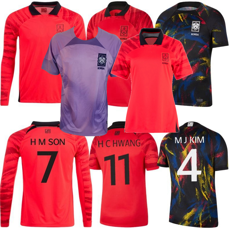

Player Fans 2022 2023 Korea Soccer Jerseys national team South SON Cho Gue sung In Bum Hwang Ui jo JEONG SUNG KWON home away 22 23 football men kids women shirt, Home women size