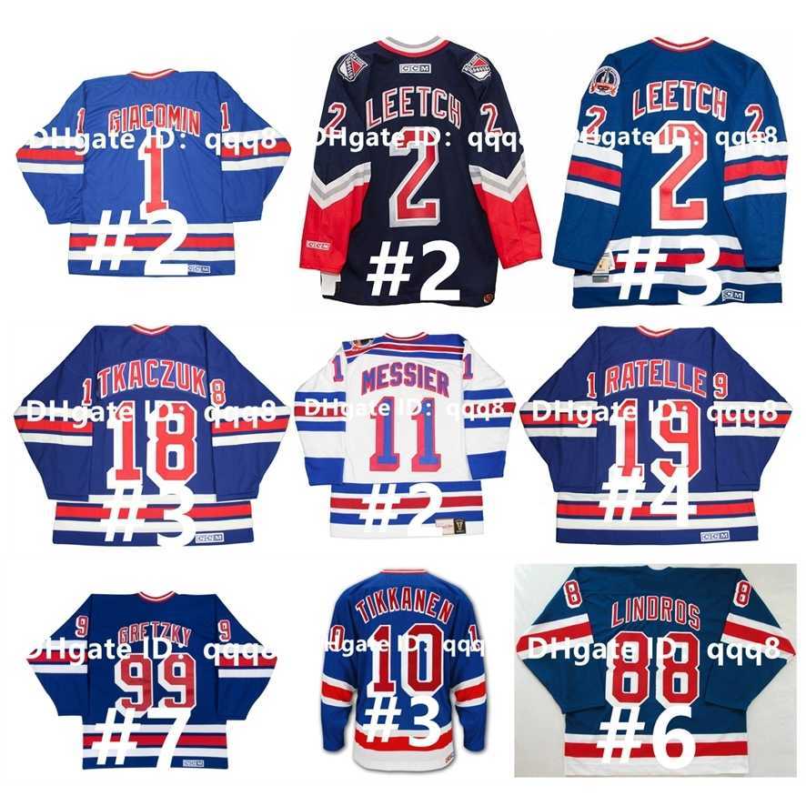 

College Hockey Wears Vintage CCM Hockey Jersey Jean Ratelle ESA TIKKANEN JAROMIR JAGR Gretzky JEFF BEUKEBOOM BRAD PARK BRIAN LEETCH NICK FOTIU ADAM, As pic