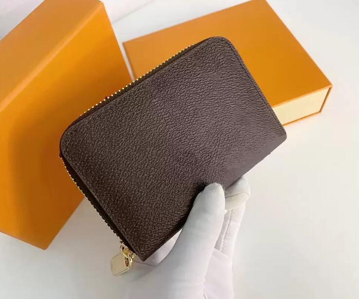 

Single zipper WALLET most stylish way to carry around money cards and coins men leather purse card holder long business wallet, Brown grid