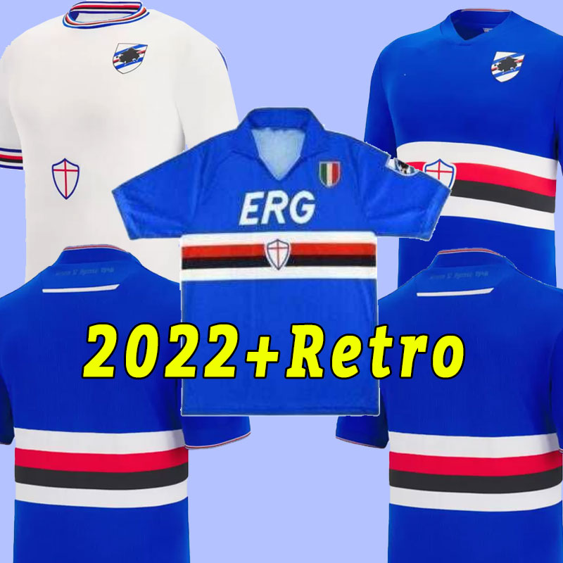 

22 23 UC Sampdoria soccer jersey SESY THIRD 2021 2022 2023 Murillo Linetty Jankto Yoshida Maroni Gabbiadini QUAGLIARELLA BERESZYNSKI CAPUTO retor 90 91 92, Home