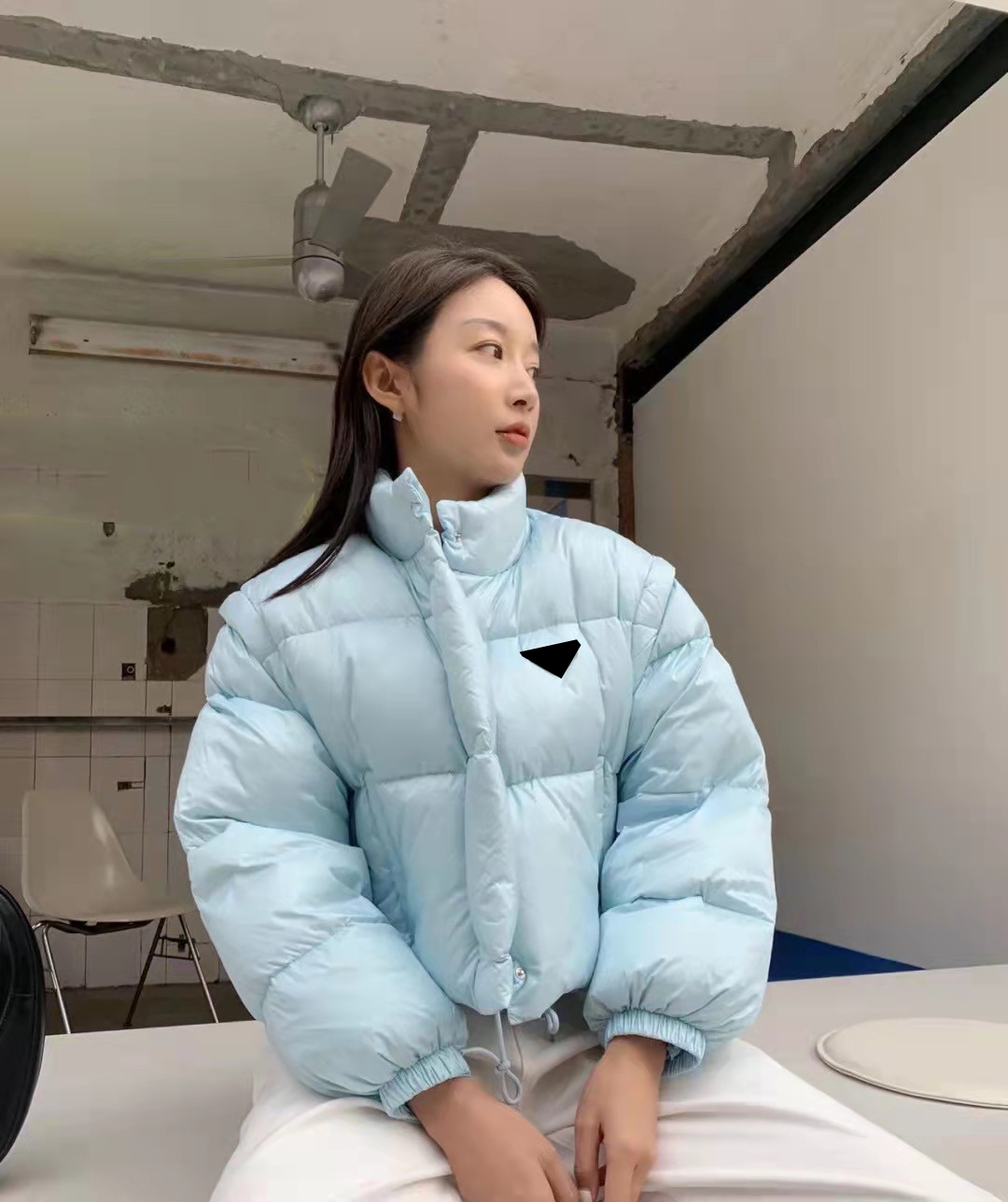 

Letter Budge Womens Down Parka: Long, Warm Winter Coat, Fashion bag