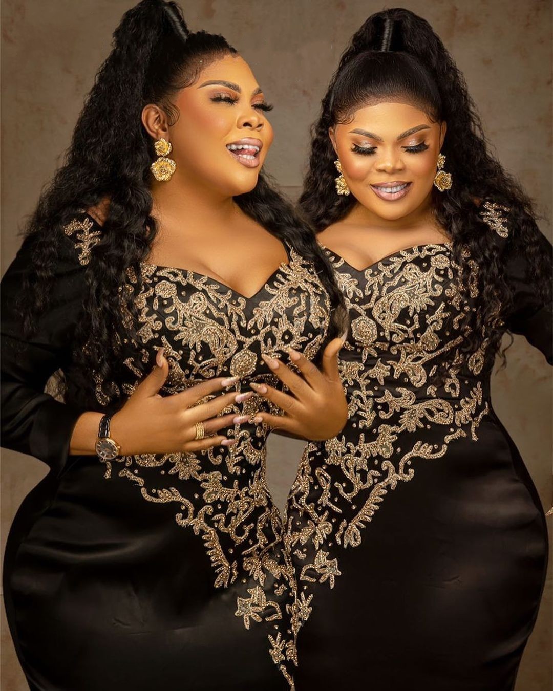 

Africa Plus Size Black Mermaid Evening Dresses for Women Arabic Aso Ebi Lace Long Sleeves Satin Evening Formal Party Second Reception Birthday Engagement Prom Dress, Dark red