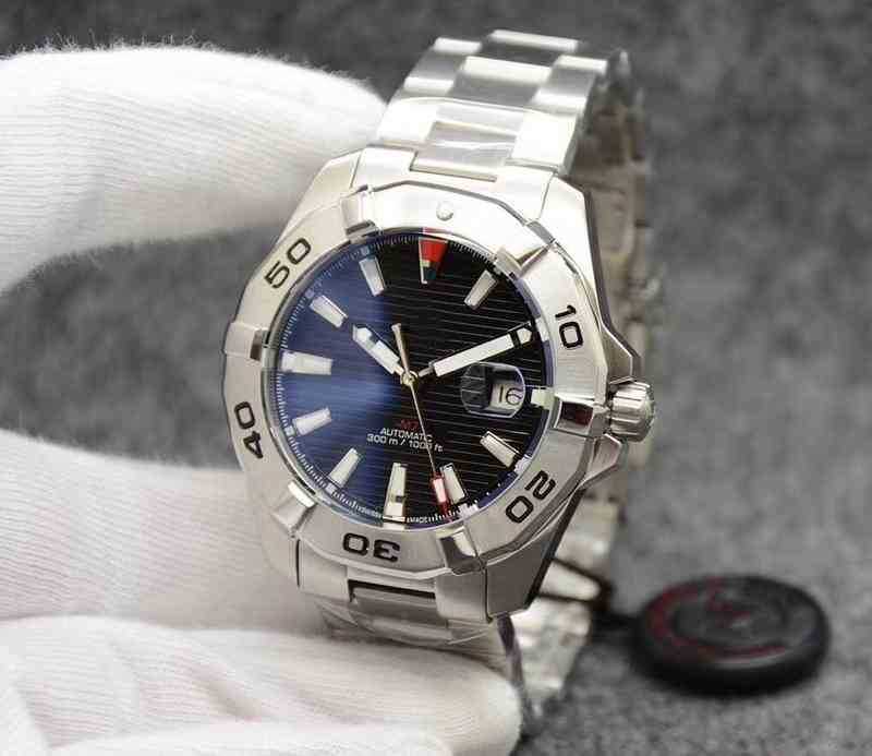 

Luxury Automatic Sport titanium Mens Breit Mechanical Movement Black lings Wristwatch 44mm Stainless Steel watch Top B98N