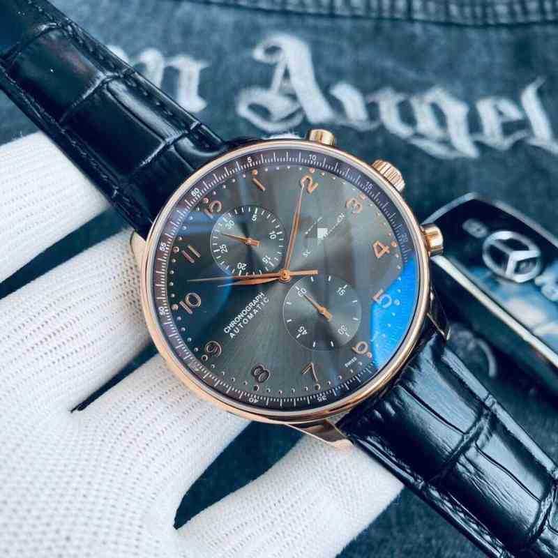 

Watch Men's Portuguese Seven Trend Fashion Real Belt Hollow Waterproof Fully Automatic Mechanical Cdz8 1 Apyd