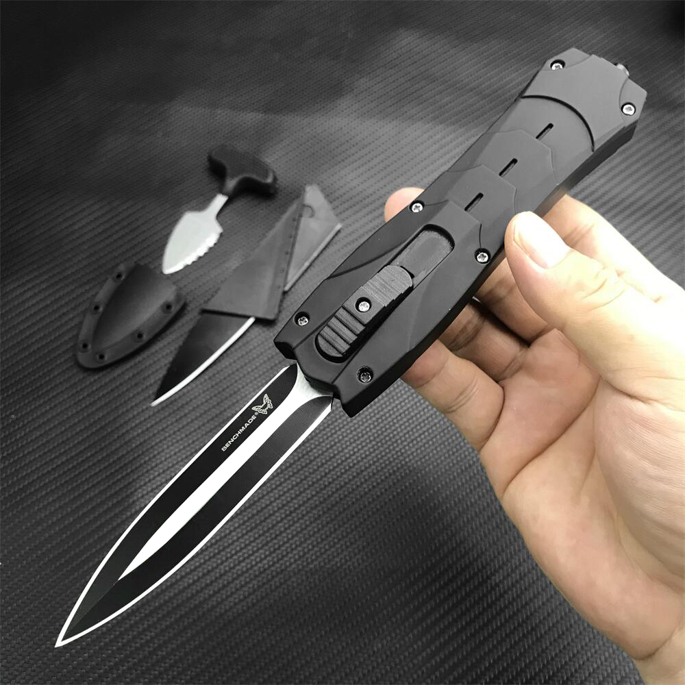 

3PC/set Benchmade 3300 Infidel Double Action Automatic Knife EDC Tools Pocket Tactical Auto Knives BM 3400 4300 7500 9400 3310 13 11 9 Inch C07 A07 BM42 9070