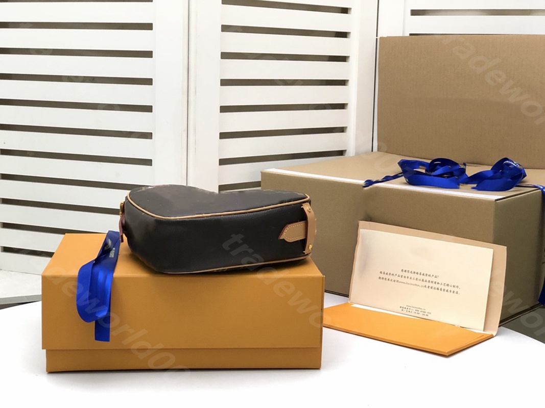 

Latest M45419 Love Bag GAME ON COEUR Mini Red Heart-shaped Handbag Calfskin Women's Canvas Embossed Crossbody Evening Shoulder Bag