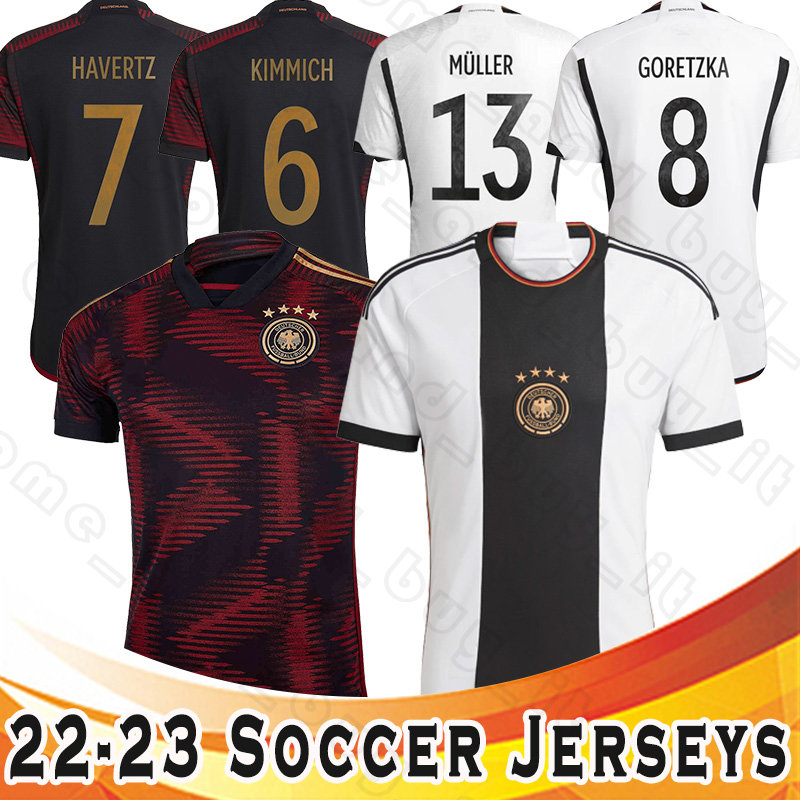 

2022 Men Germany GNABRY KROOS Soccer Jersey 22-23 Home Away MULLER HAVERTZ BRANDT REUS GORETZKA WERNER KIMMICH GUNDOGAN football Shirt, Men jersey(deguo)