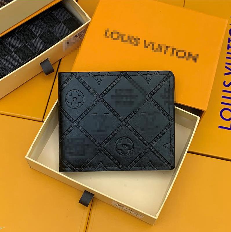 

with Box Mens Luxury Designer Wallet 2021 New Men's Leather With Wallets For Men Purse instock, 21