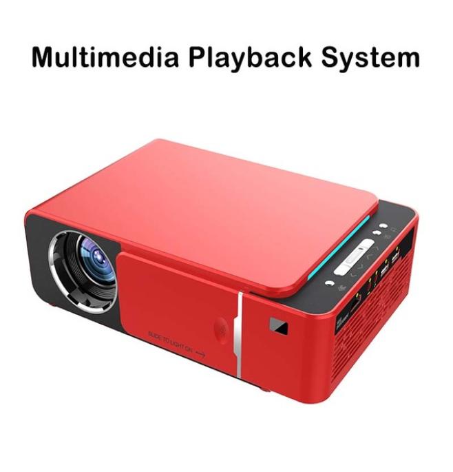 

T6 HD LED Projector 3000Lumen Android 90 Option Portable HDMI USB Support 4K 1080p Home Theater Cinema Proyector B
