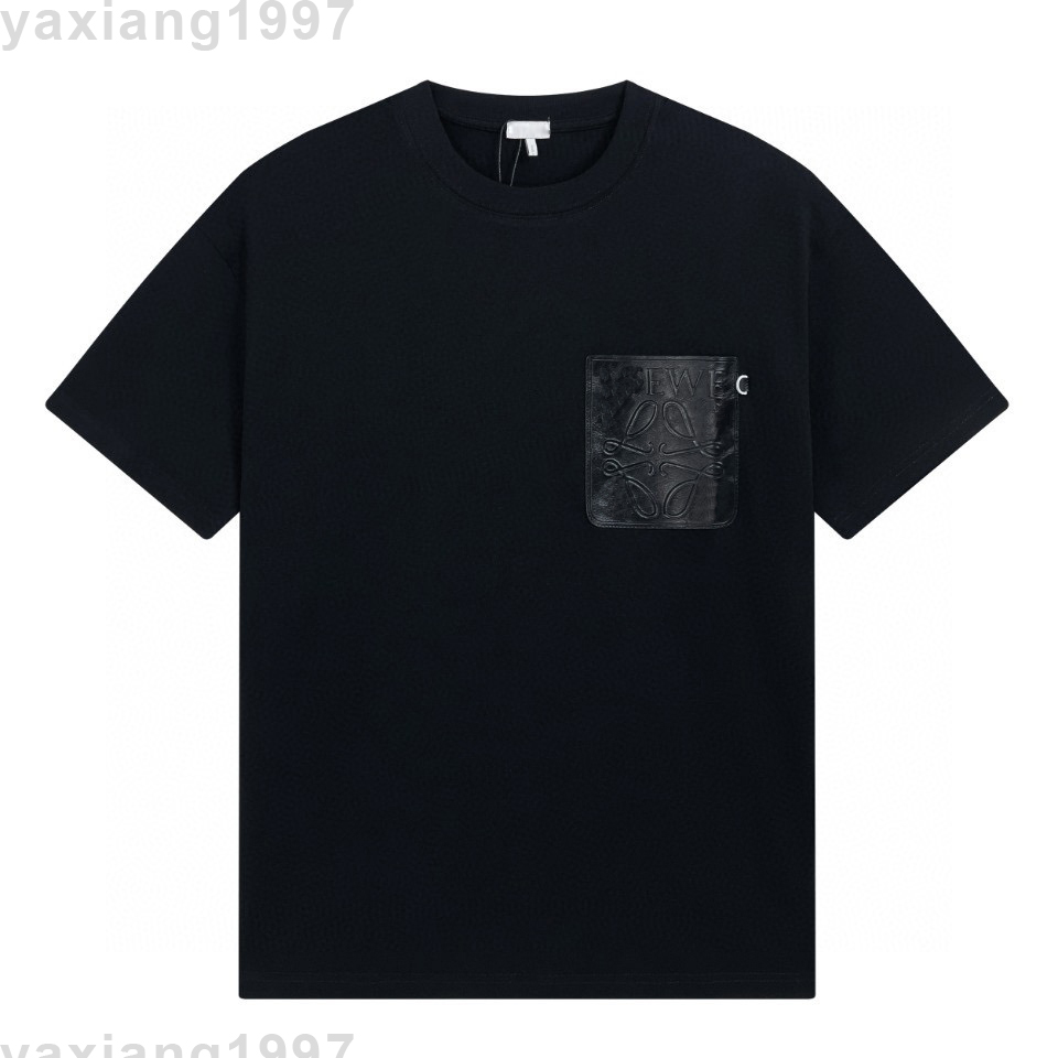 

2023ss spring and summer new Hoodies high shirt grade cotton Sweatshirts printing short pants sleeve round neck panel T-Shirt Size m-l-xl-xxl-xxxl Color black white a104