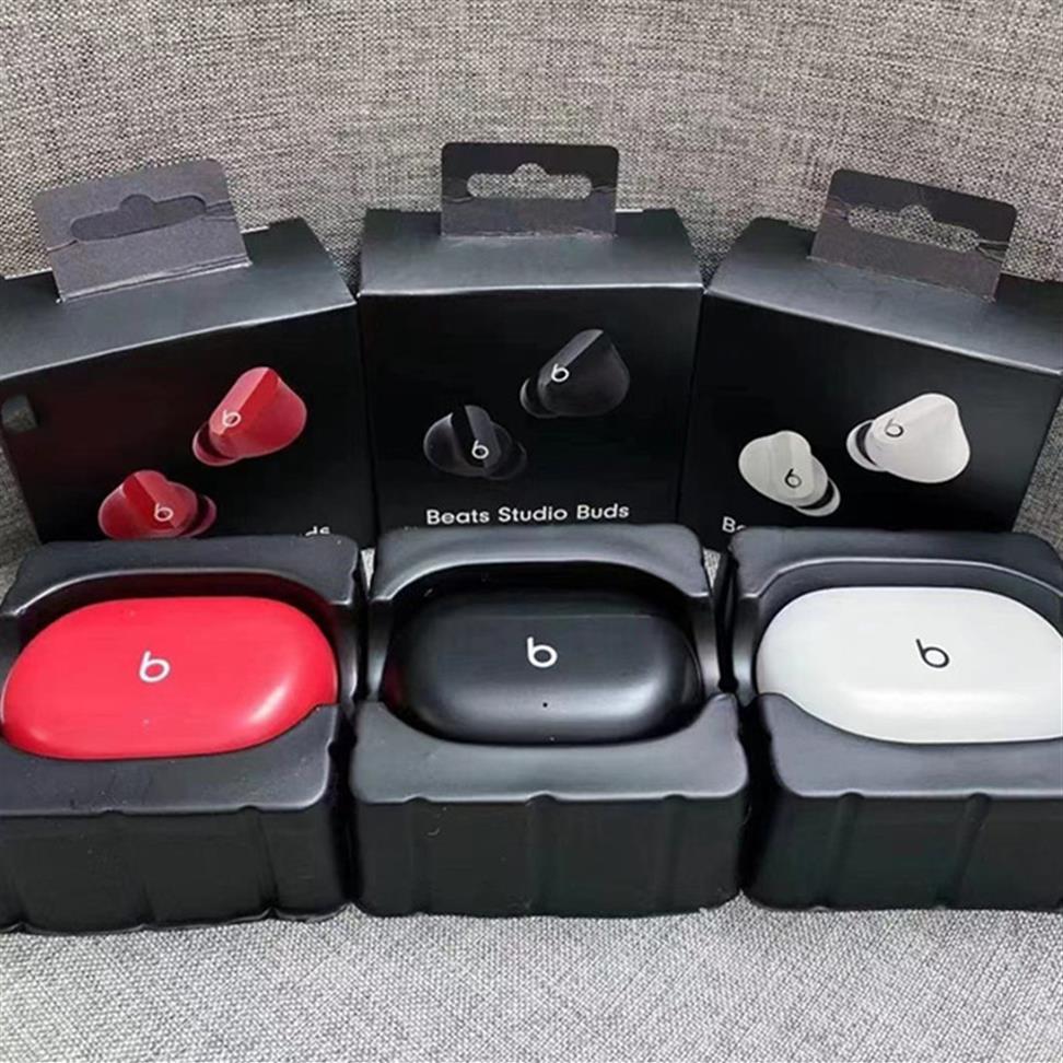 

Beats Studio Buds Wireless Earbuds TWS earphones Bluetooth Headphones Sweatproof Sports Headphones with Mic Charging Case224R, Black