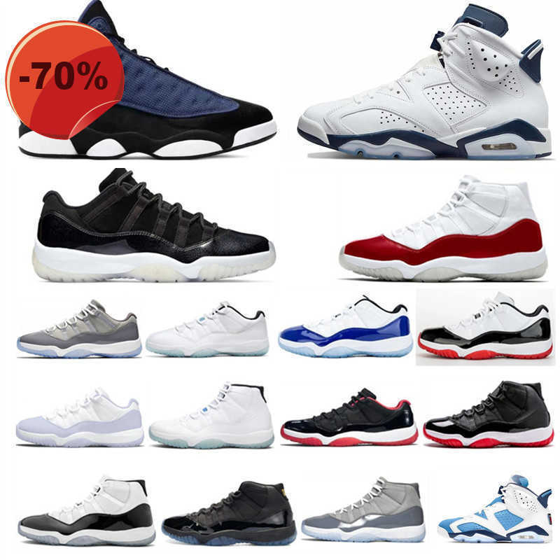 

11 Cherry 72-10 Low 6s Midnight Navy UNC Mens Basketball Shoes 13 Brave Blue Obsidian Powder red oreo Flint 13s Chicago bred 11s concord, 47