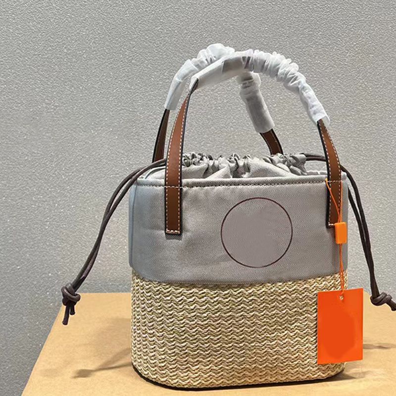 

Pink sugao Women tote bags shoulder Straw bag large capacity small basket handbag designer luxury purse fashion shopping bag, Grey
