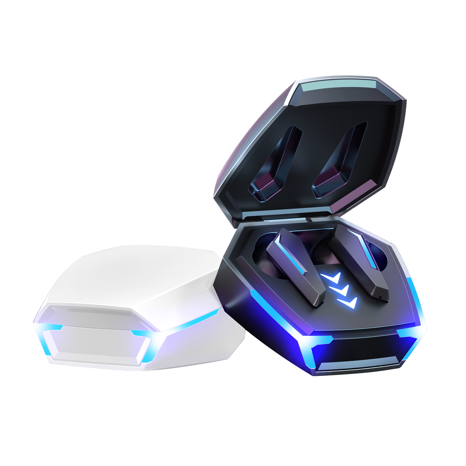 

wireless bluetooth headset noise canceling in-ear gaming headset M10TWS, White