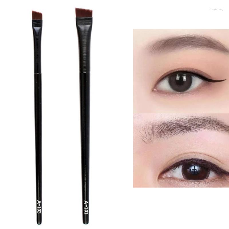 

Makeup Brushes Angled Fine Eyebrow Brush Eyeliner Super Thin Contour