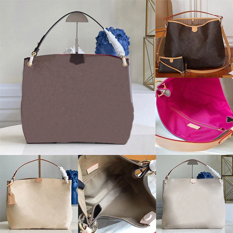 

Classic Designer Graceful tote women shopping evening bags luxury fashion shoulder handbag MM GM epi leather checked embossed totes gracefull bag w6T0#, 1gird