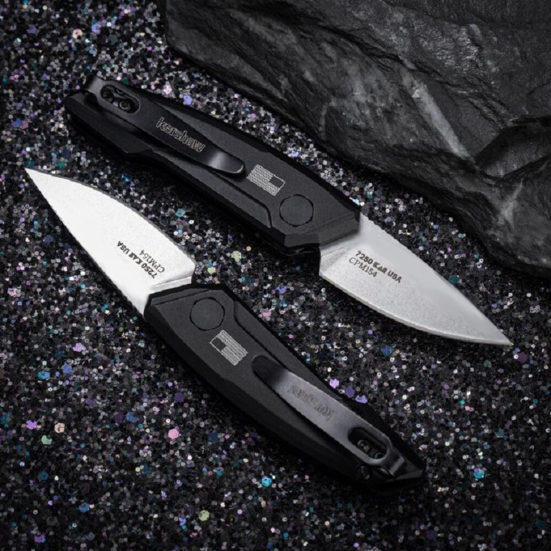 

Kershaw 7250 Launch 9 Fast Open Folding Knife CPM154 Blade 60HRC Aviation Aluminum Handle Military Camping Survival Hunting Knives