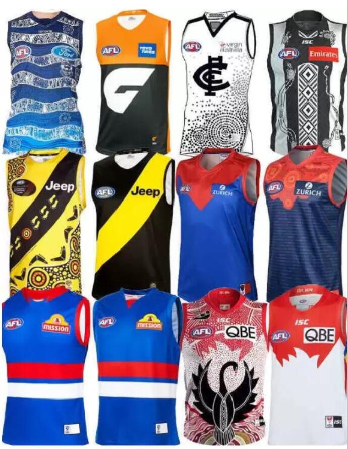 

S-3XL 2022 2023 AFL West Coast Eagles rugby jerseys eelong catgs Essendon Bombers Melbourne Adelaide Crows St Kilda Saints 22 23 GWS shirt Giants GUERNSEY vest