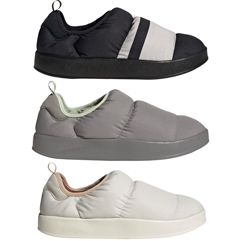 

2023 Casual Shoes Puffylette Aluminium Charcoal Solid Grey Black Fashion Flat Indoor Outdoor Loafers Warm Winter Mens Womens Sneaker Plate-forme Trainer