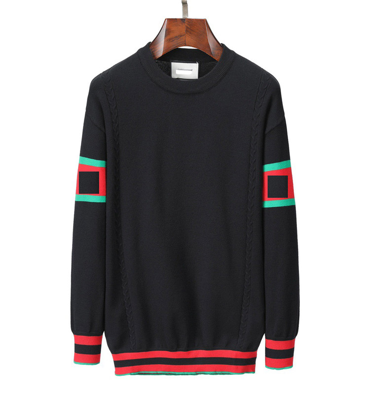 

2023 Luxury Designer Men's Sweaters Slim Fit Long Sleeve Soft Knitted Pullovers Letters Embroidery 2022 Autumn Winter Mens Womens Couples Casual Tops #001, Black