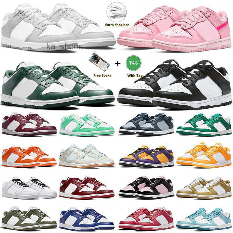 

LOWs mens women shoes sneakers Black White Panda Triple Pink Photon Dust SB Dunks Low TS Unc Spartan Green Syracuse Offs Skate, A27 barely green