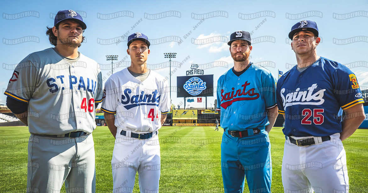 Maillots de baseball St. Paul Saints Milb Jersey Andrew Albers Shaun Anderson Charlie Barnes Danny Coulombe Randy Dobnak Jhoan Duran Luke