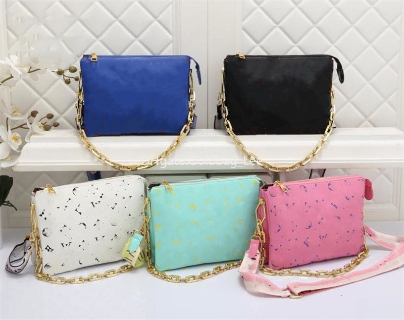 

Designer Vuittamins bags totes handbags Coussin women chain shoulders crosbody bag ladies PU Leather Monograms tote fashion LV's clutch purses Luxurys VUTTONS, Extra freight
