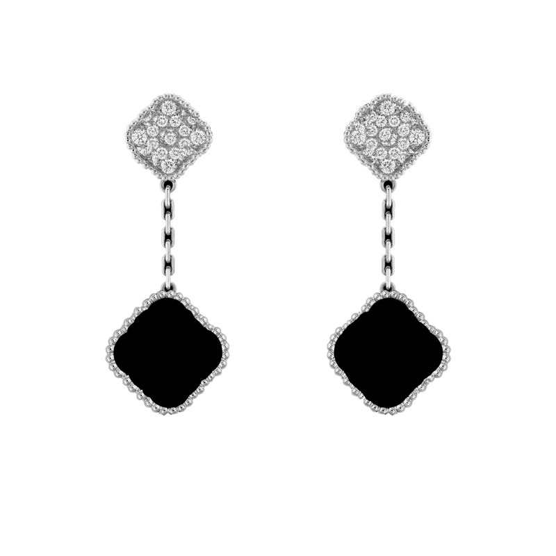 

Earring for women Luxury Designer Earring dangles Four leaf Clover jewlery design Stud Earrings Christmas gift Stainless Steel luxurious jewelry earing