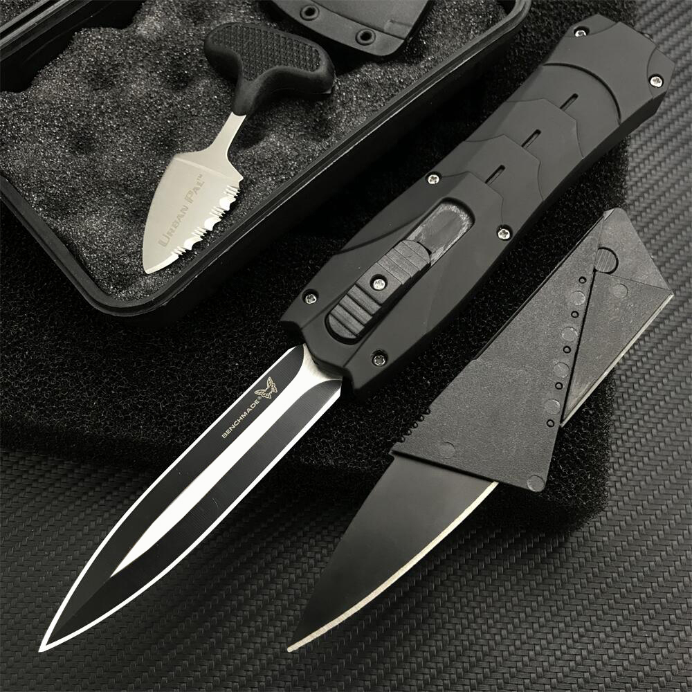 

3PC/Set Benchmade Infidel Pagan Automatic knives 440c Steel EDC BM42 Tactical gear Survival Pocket knife 810 781 BM 539 980 391 556 535 9750 UTX70 9400 Tools 3300