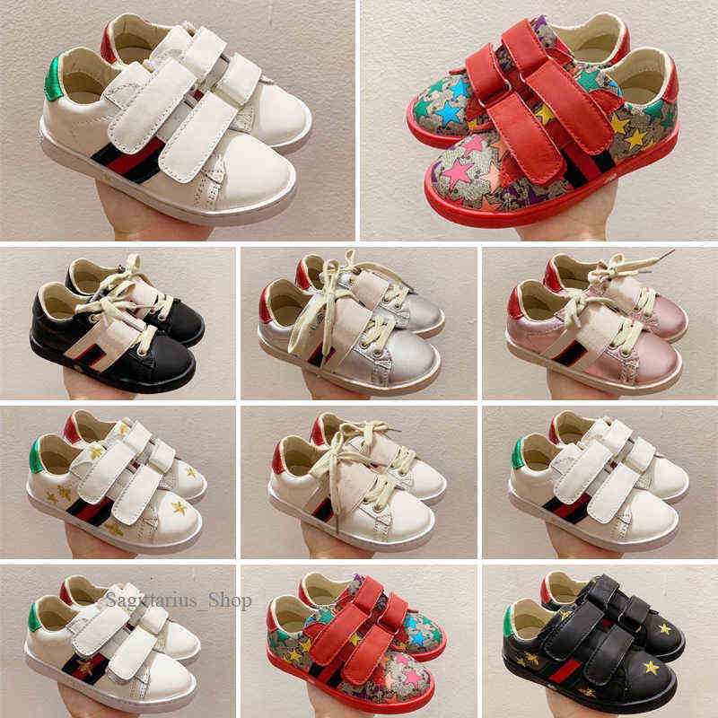 

Top Quality ACE luxury boys sneakers autumn sports shoes 2022ss double G cattle designer kids size 26-35, Color 8