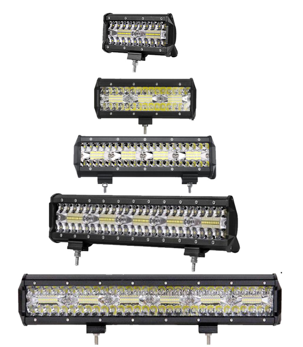 

60w 120w 180w 240w 300w 360w 3Row LED Light Bar Offroad Combo Beam Led Work Light Bar 12v 24v Truck SUV ATV 4WD 4x41874978