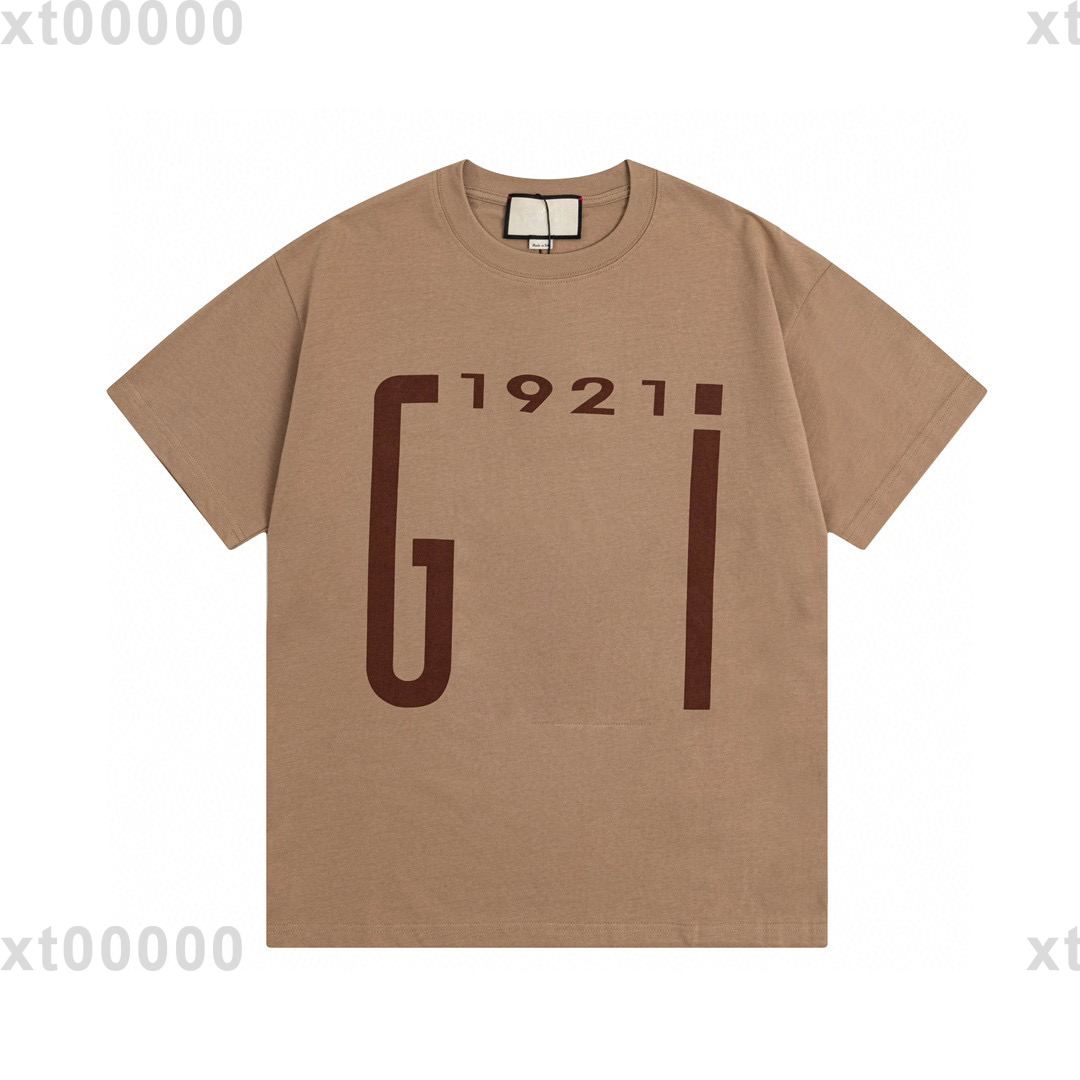 

23SS Designer Letter Printed T Shirts Tee Sweatshirt Fashion High Street Short Sleeves Summer Casual T-Shirt Breathable Men Women Crew Neck Tees Dresses for Wome t603, Black